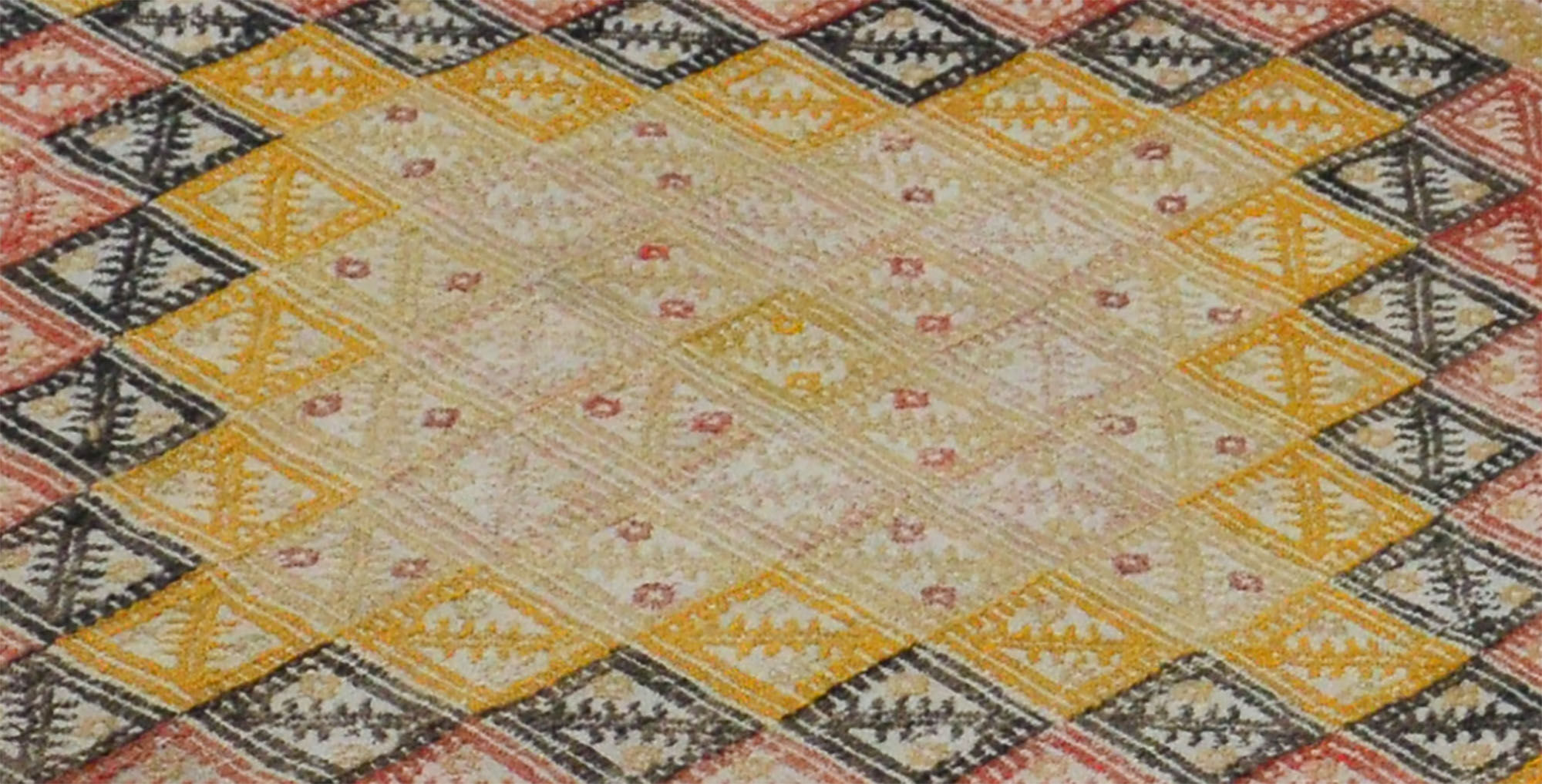 Anatolian handmade kilim rug 238 cm x 92 cm