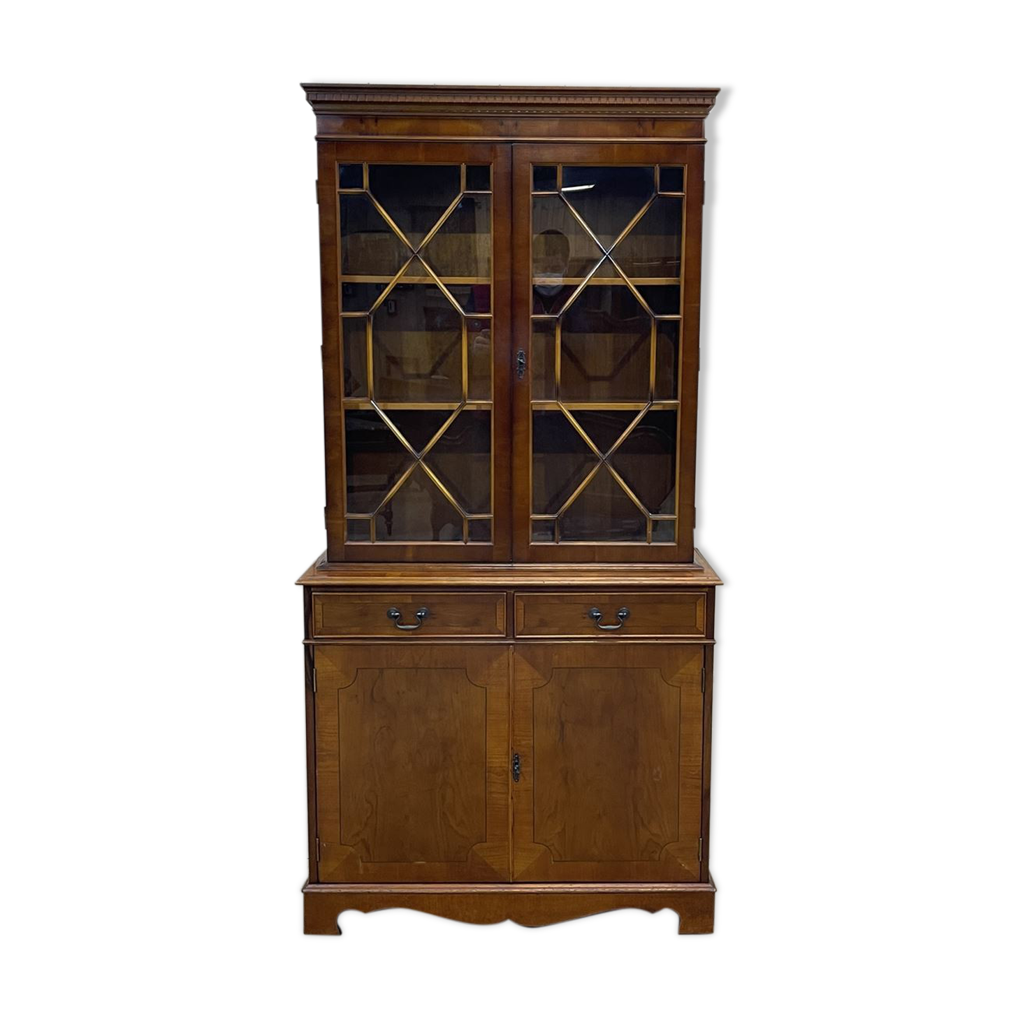 Buffet 2 English body glazed in yew - 1950s