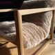 Fur armchair
