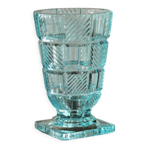 Vase en verre, art déco