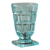 Glass vase, art deco