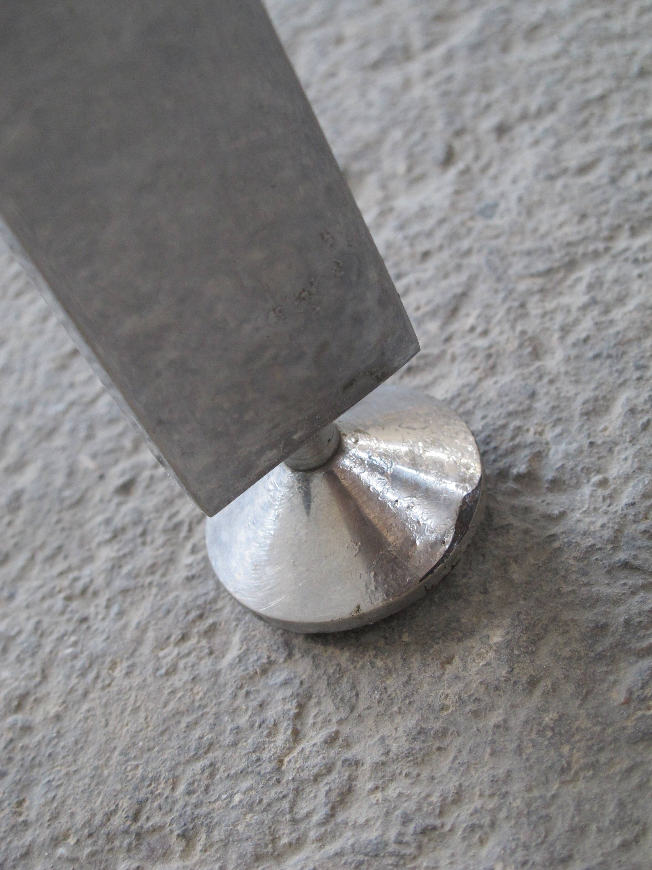 Slate stone coffee table France 1950