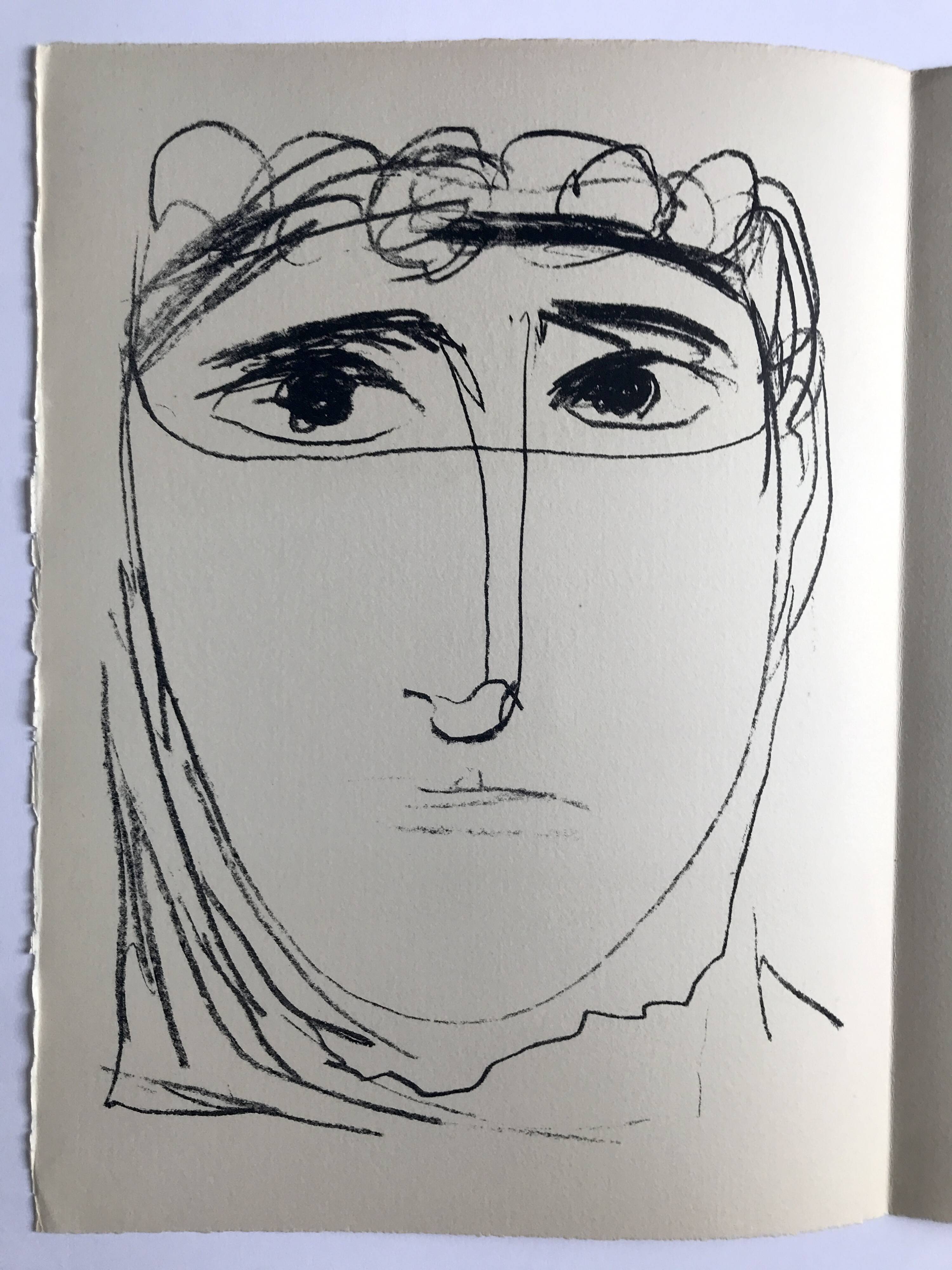 Emile gilioli, song of songs ii, 1961. original lithograph