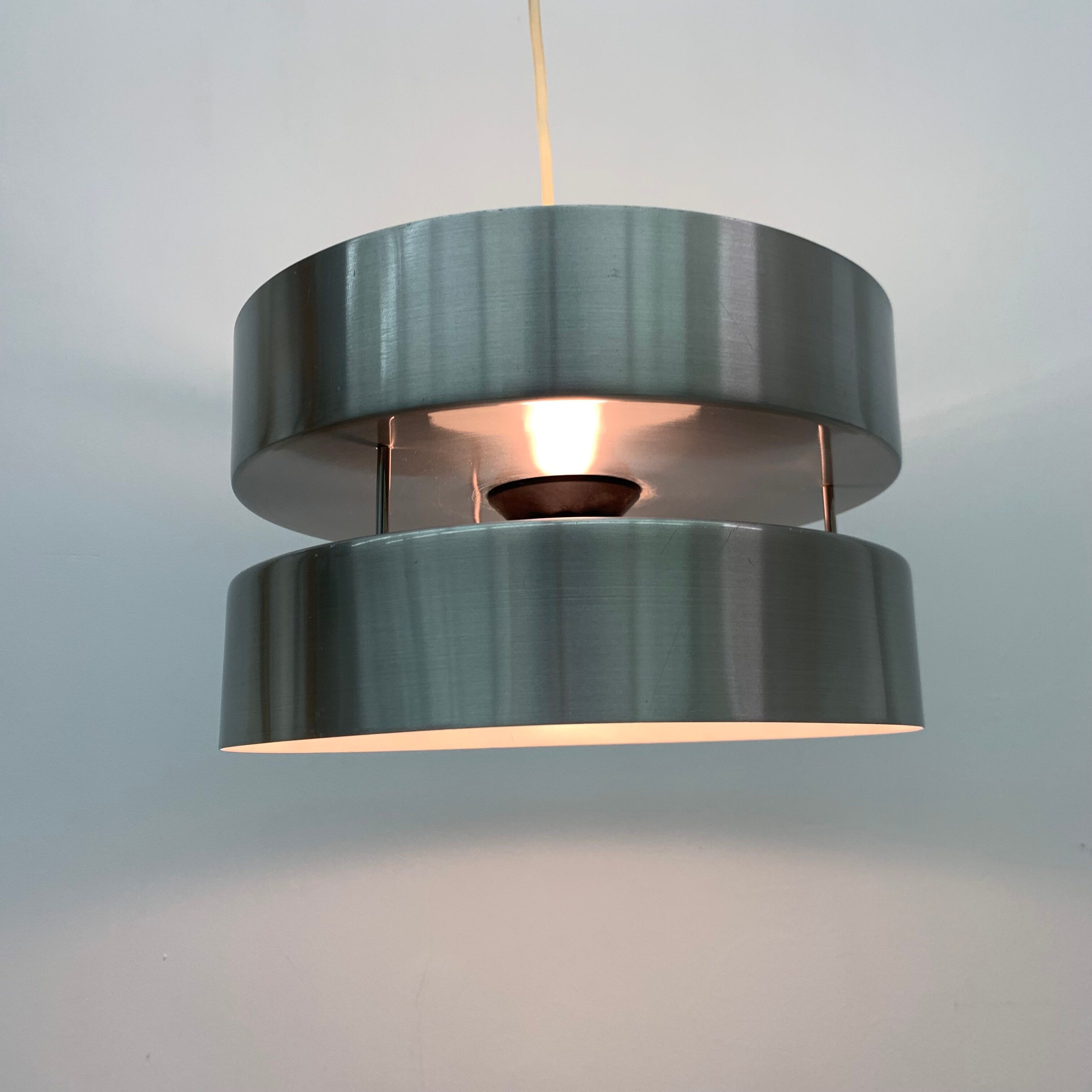 Hanging lamp aluminium design , 1960