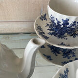 Vintage blue tea/coffee service Bountiful Design by Myott