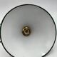 Old enamelled sheet metal lamp