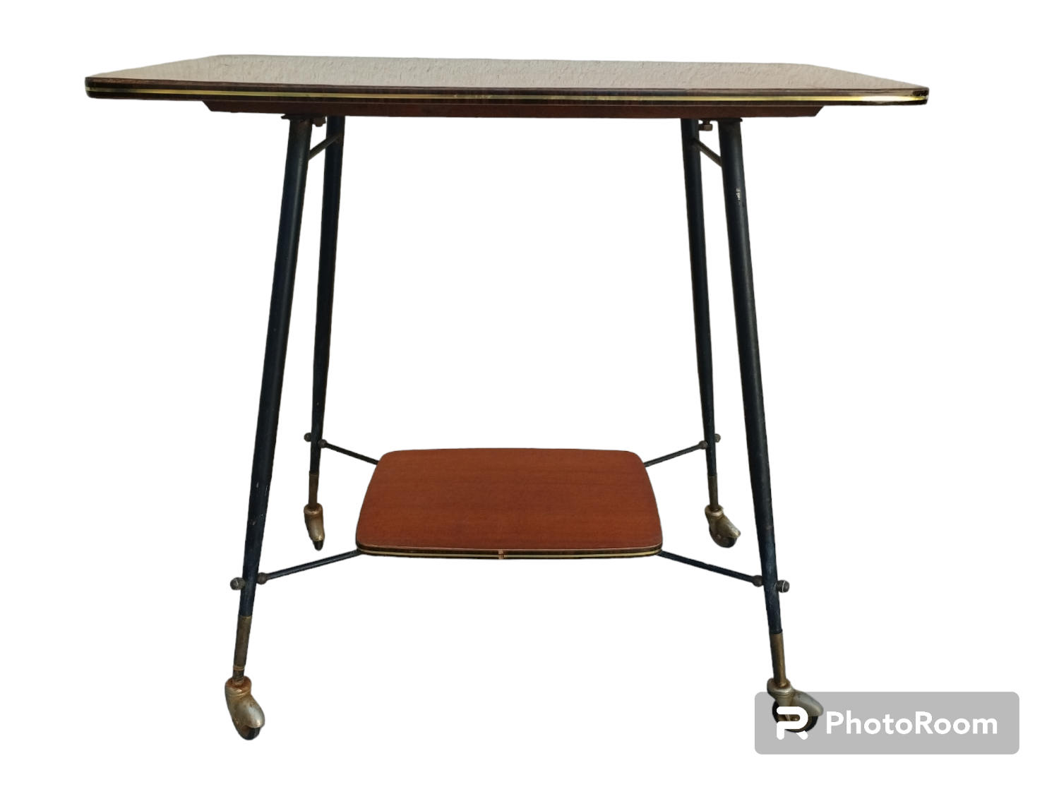 Ancienne desserte à roulettes design 1950