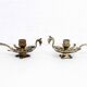 Art Nouveau "bird" candlestick in brass or bronze