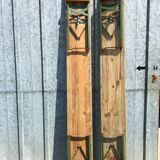 Guinguette table and its 2 benches