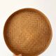 Antique tray made of woven bamboo