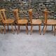 Set of 12 bistro chairs
