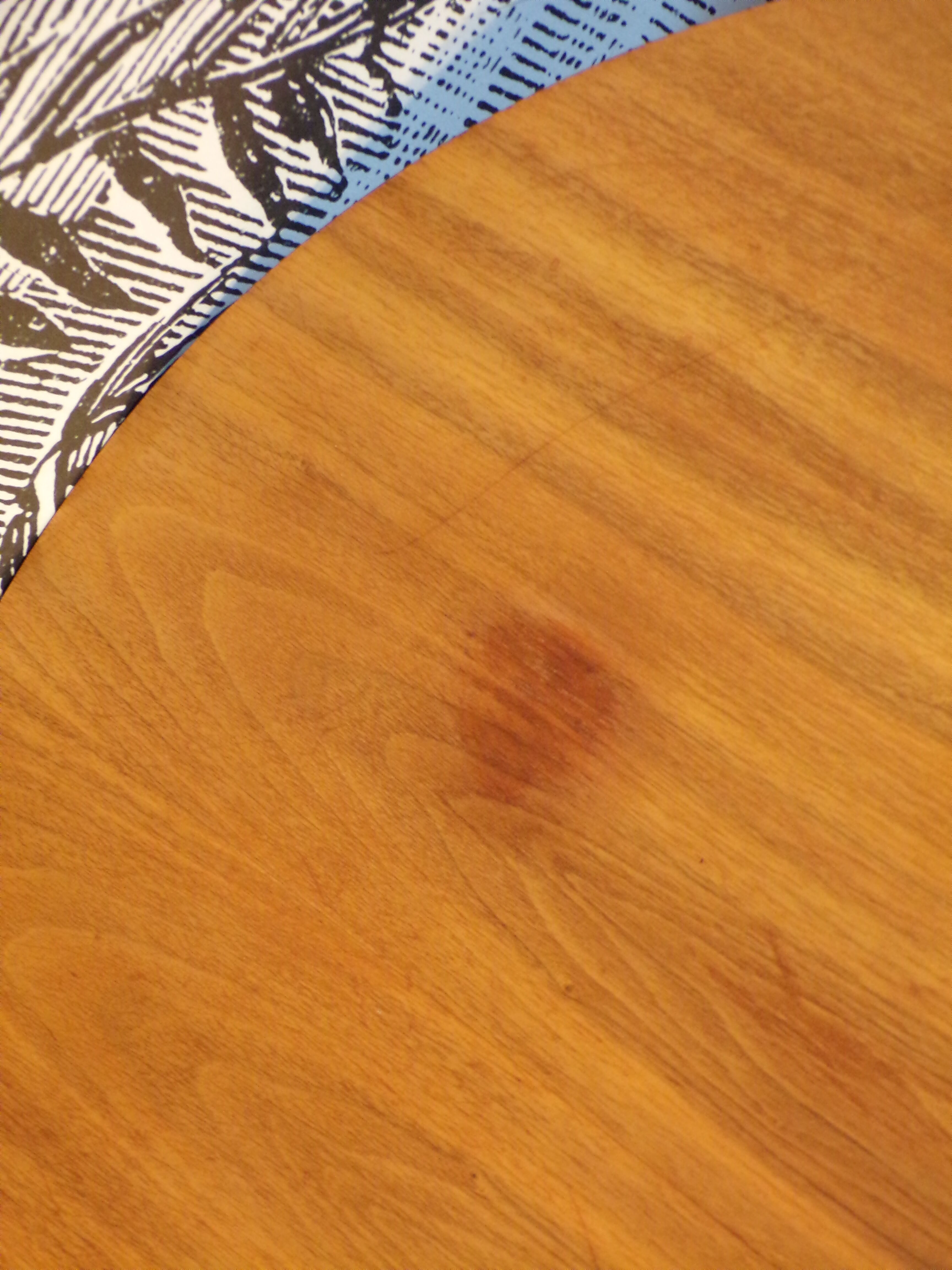 Coffee table and two tulip foot stools