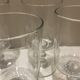 Lot de verres en verre soufflé