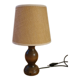 Lampe à poser en bois vintage