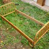 Rattan children's bed
