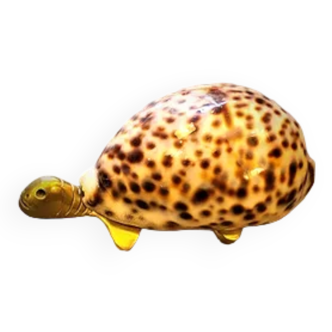 Bronze turtle and shell