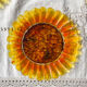 9 small plates sunflower oil lesieur Duralex