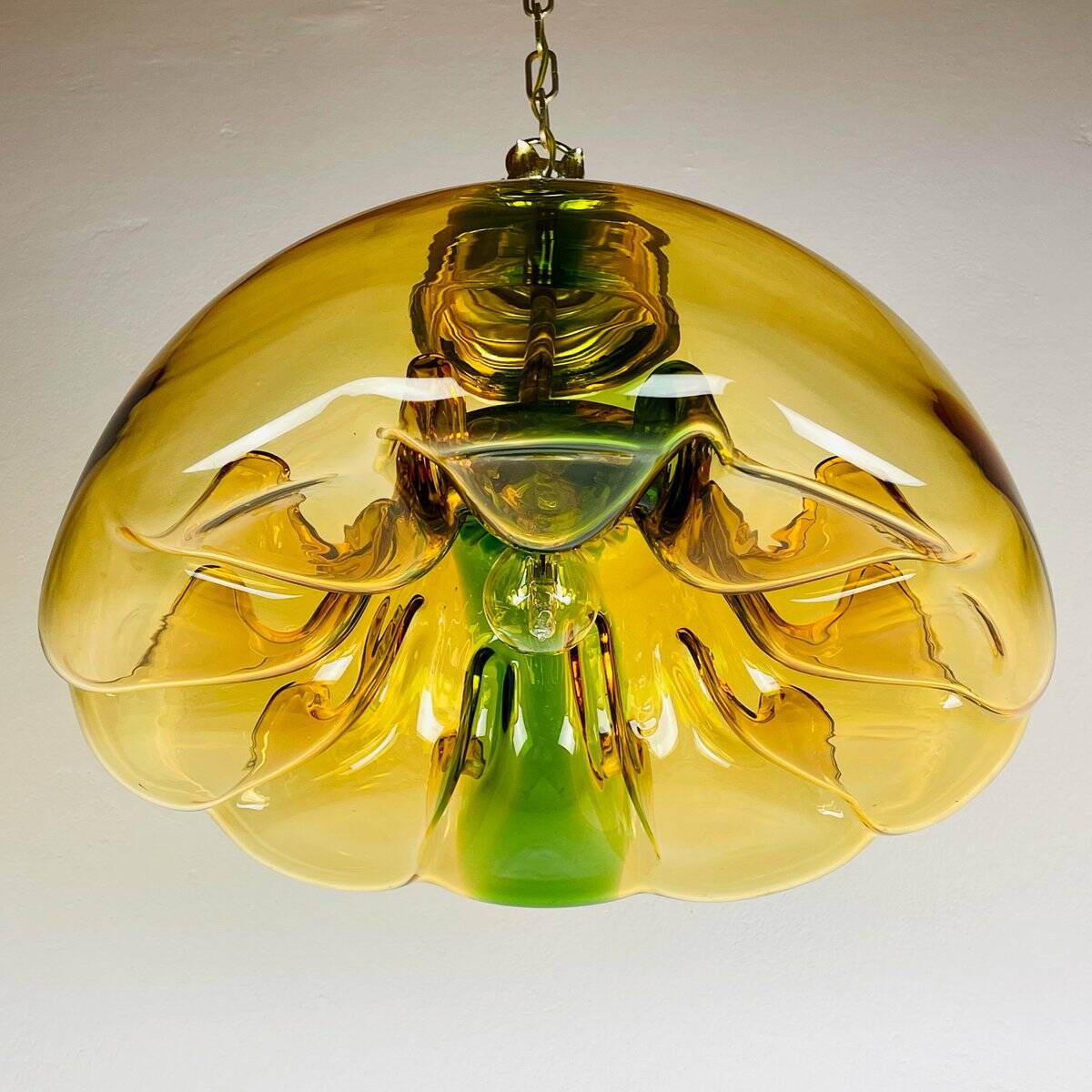 Mid-Century Murano Hanging Lamp Medusa, Italy, 1960s