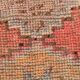 3x11 Pink Salmon Oriental Vintage Runner Rug, 99x341Cm