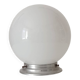 Vintage opaline and aluminium ceiling light from the 1950s.