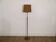 Scandinavian floor lamp in teak and brass from the 1960s.