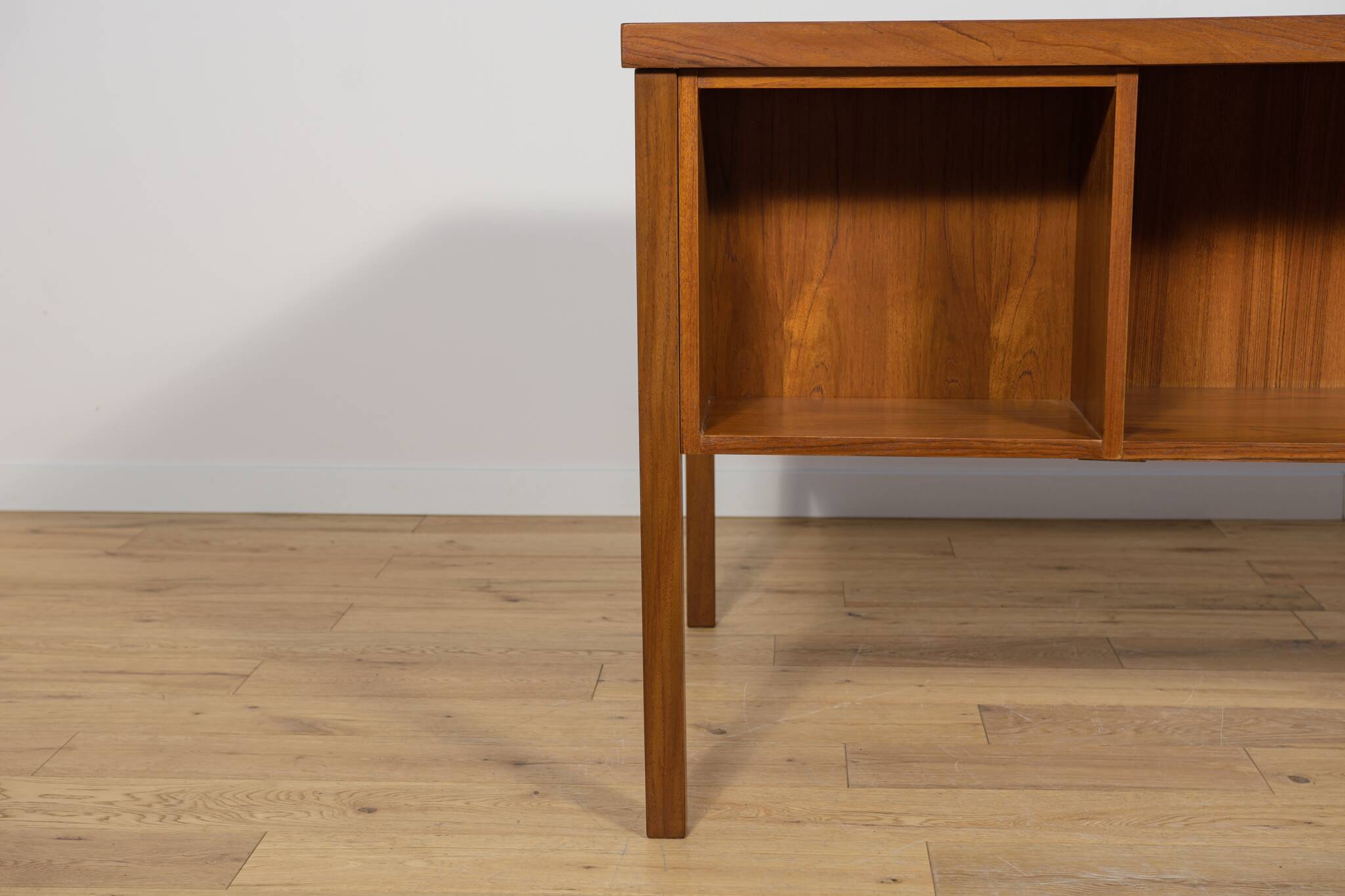 Mid-Century Freestanding Teak Desk, Denmark, 1960s