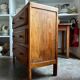 Dark wood 3-drawer chest of drawers