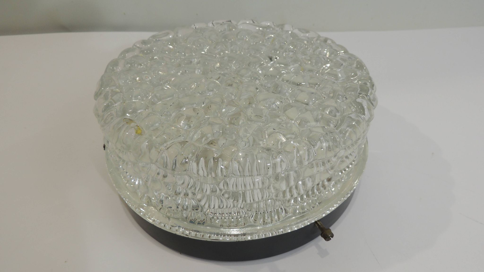 Vintage RZB ceiling light with bubble glass from the 1970s – Industrial wall light