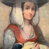Mère à l’enfant, XIXe Italie