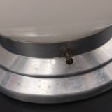 Pair of white opaline ceiling lights