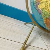 XXL World Map Globe - 1970s