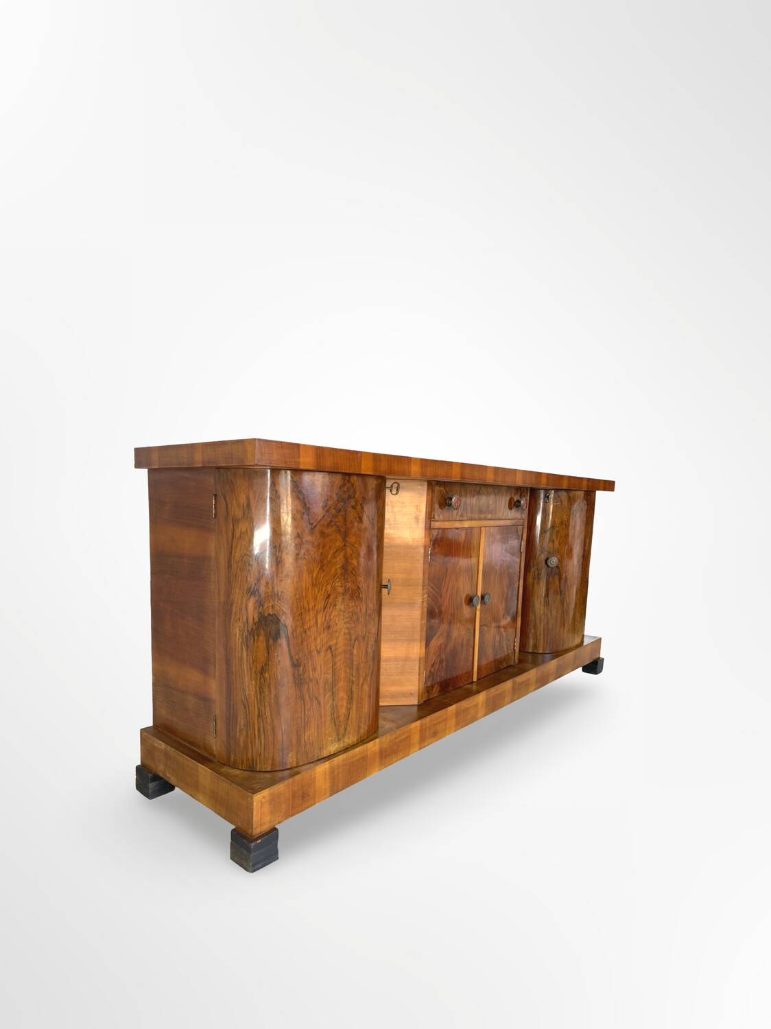 Impressionnant buffet Art déco italien des années 1930/1940