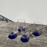 Murano transparent mocha cups