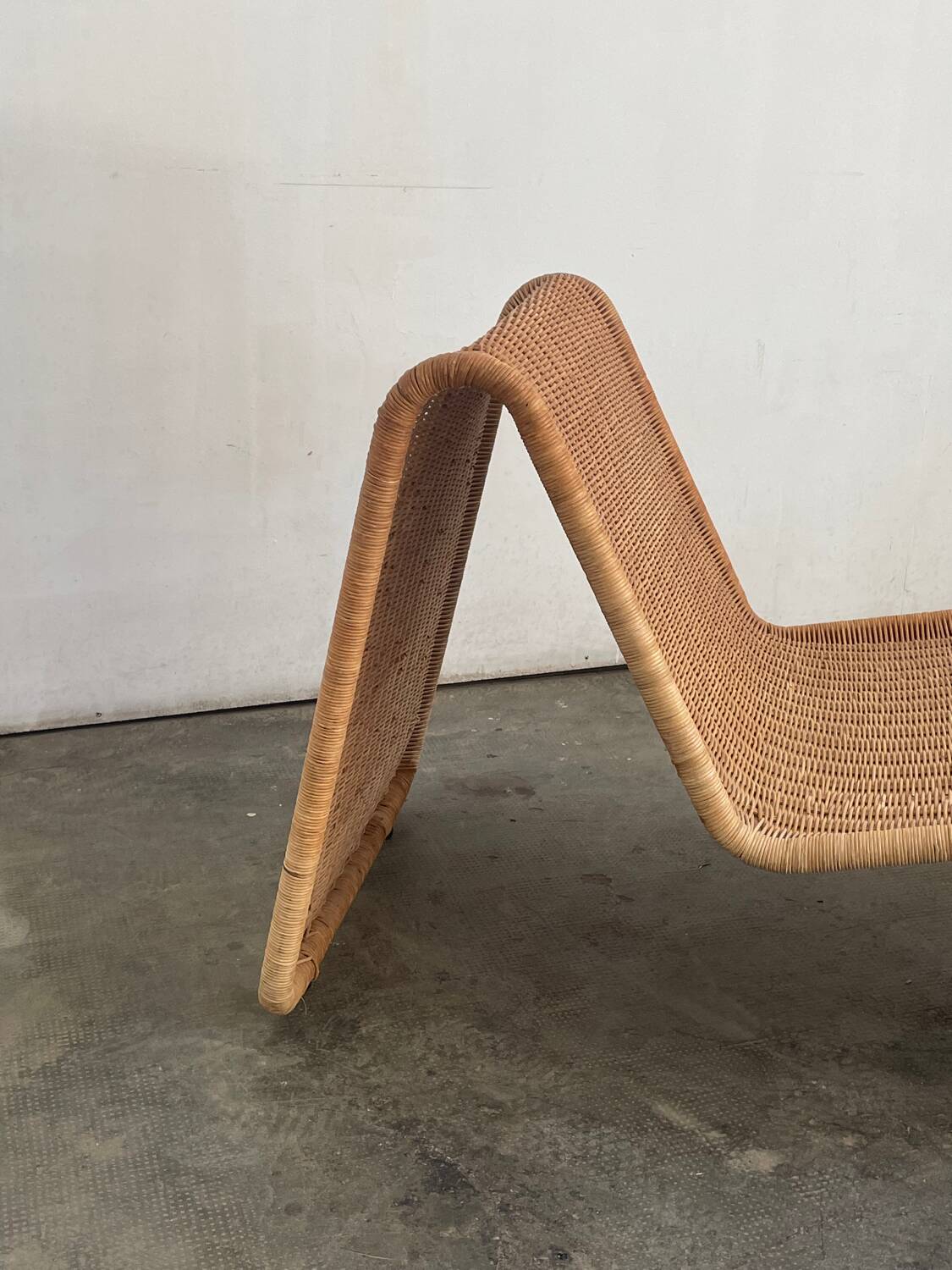 P3 rattan lounge chair Tito Agnioli bonacina 70s  Re-edited by Ikea