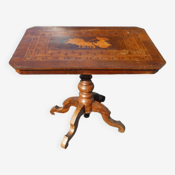 Middle table in Sorrento marquetry