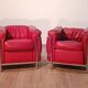 Pair of LC2 armchairs, Le Corbusier for Cassina