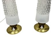 Pair of vintage Elektro-Rausendorf Bautzen bedside lamps, Germany, 1970s