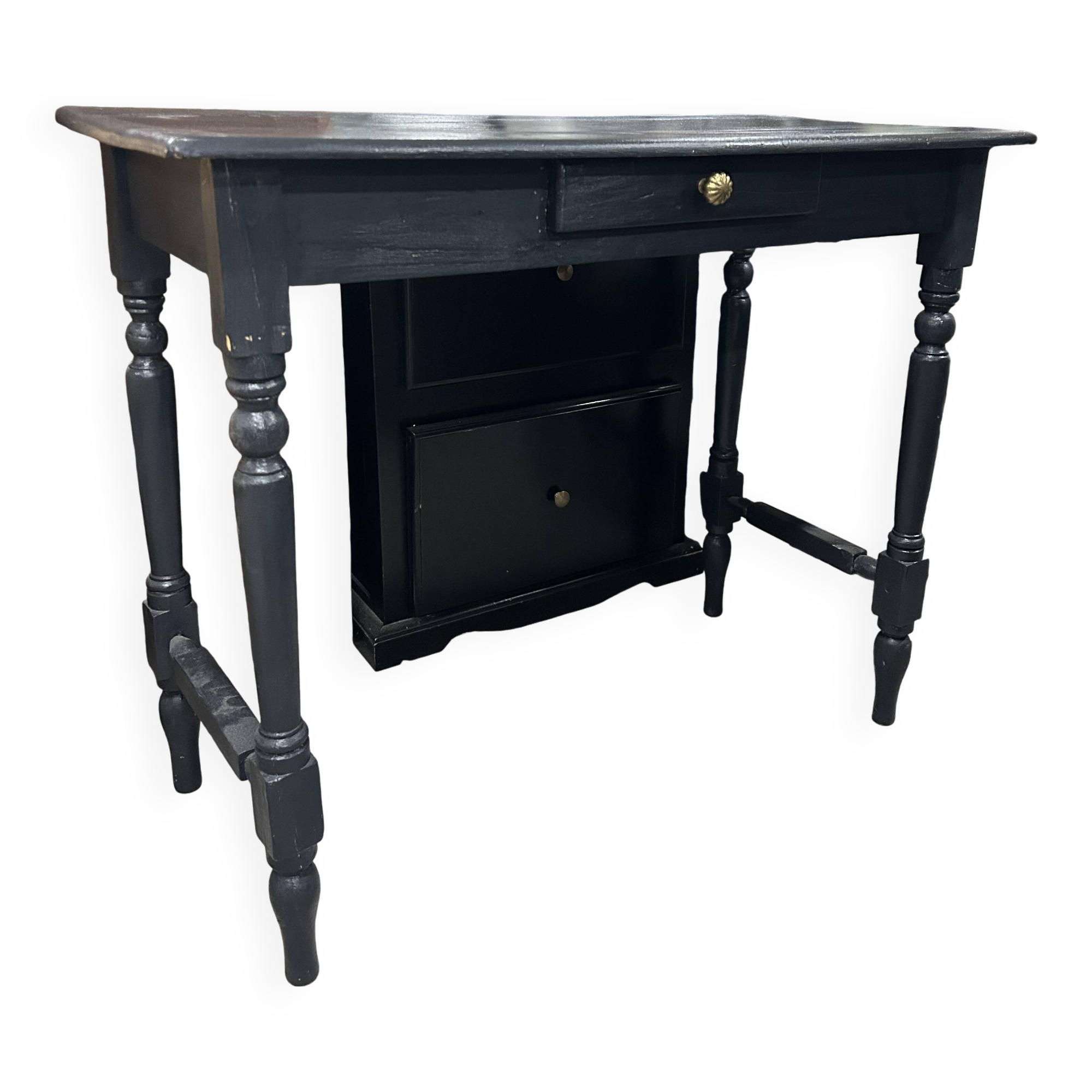 Black desk 1 drawer