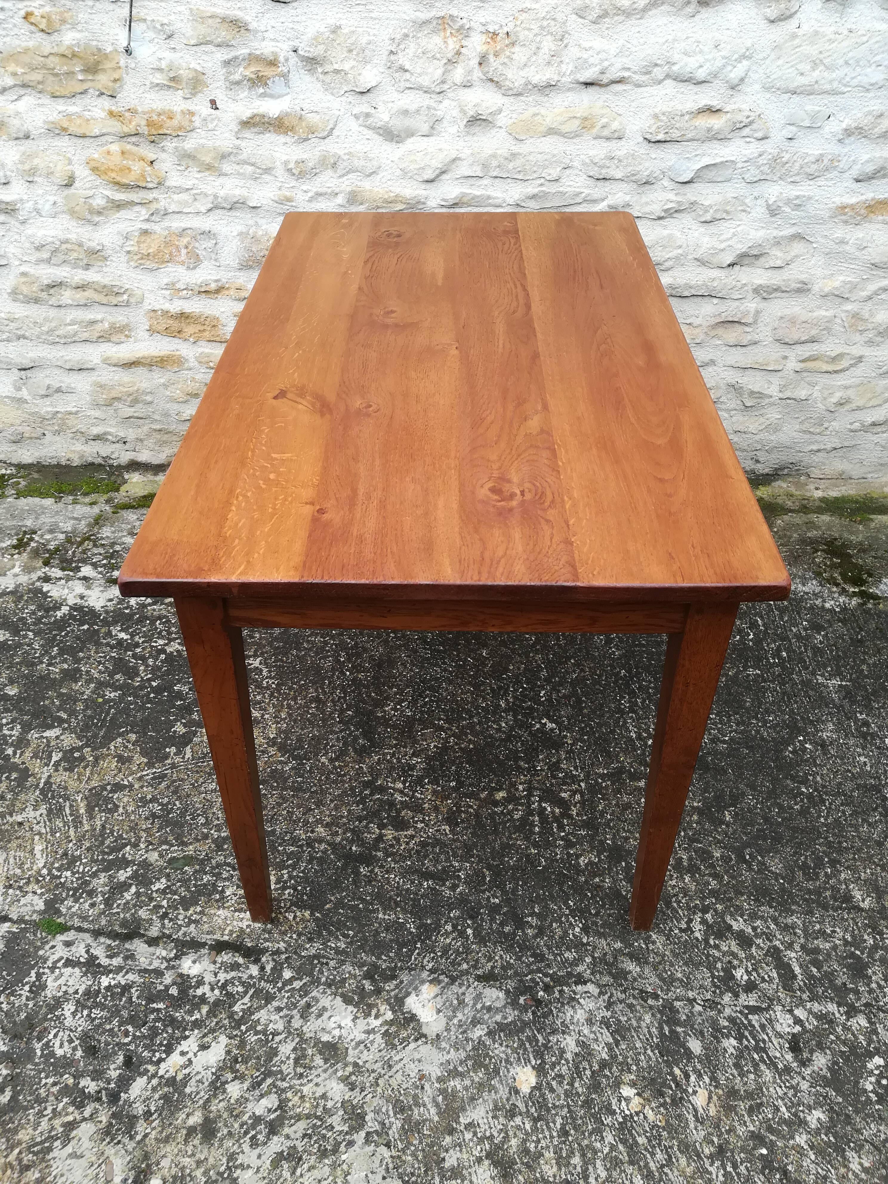 Oak farmhouse table