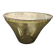 Large blown biot glass salad bowl