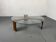 Mid-Century Modernist Wenge and Glass Round Coffee Table, 1970s