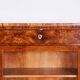 Biedermeier Display Bookcase, Walnut, Czech, 1830s