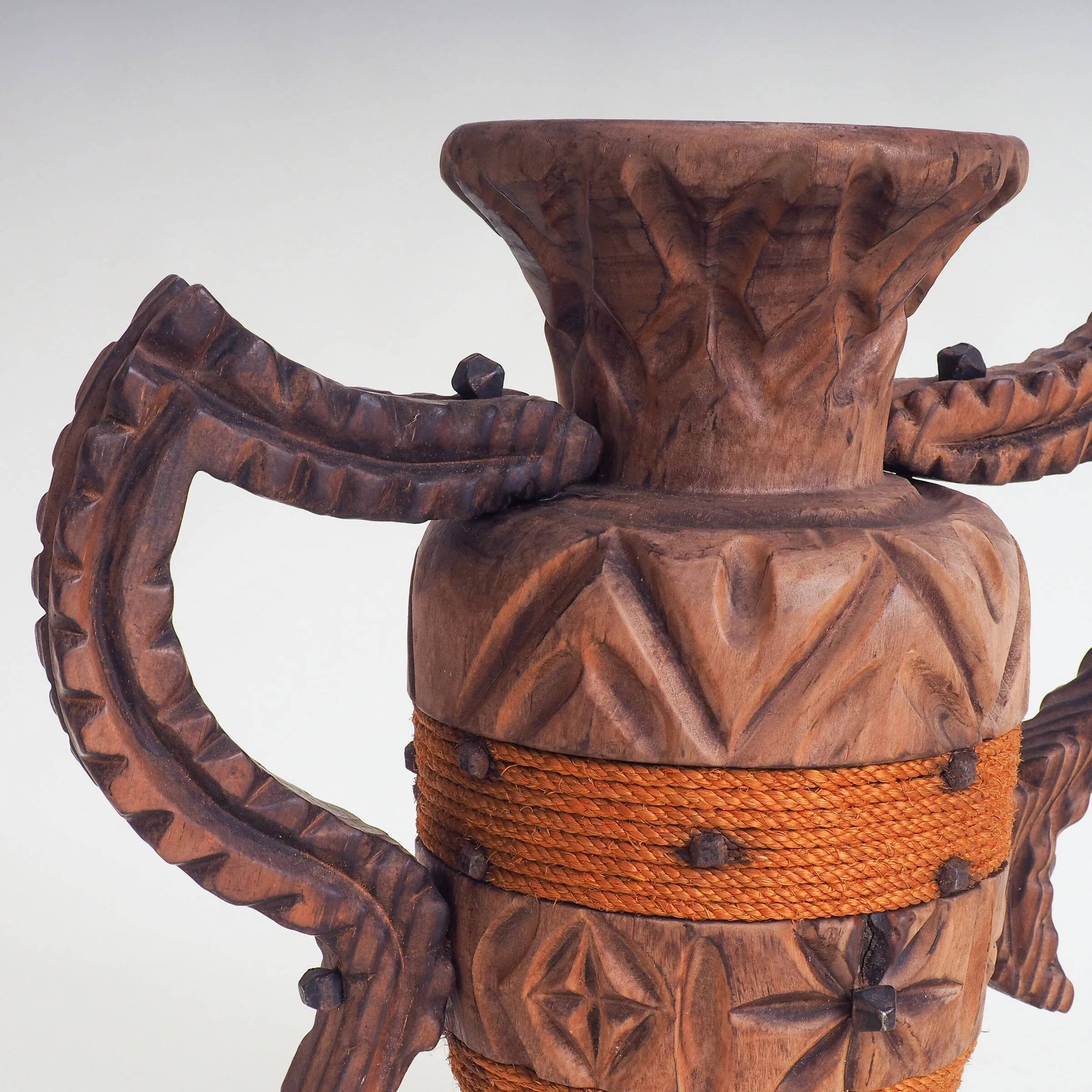 Set of 2 Spanish Brutalist vases