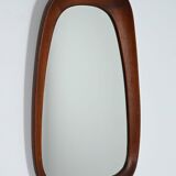 Swedish G&T oval mirror in teak