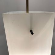 Stilnovo opaline glass light pendant 1950’s