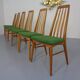 Eva Dining Chairs in Teak by Niels Koeefoed for Hornslet Møbelfabrik, Denmark, 1960s, Set of 6