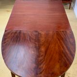 Oval mahogany table Empire style
