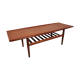 Scandinavian coffee table in Grete Jalk teak for Glostrup, Denmark 60s