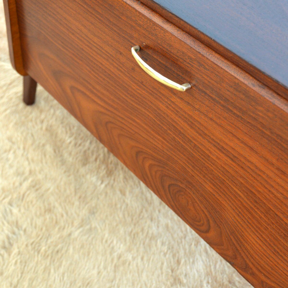 Night table side cabinet teak louis van teeffelen 1960s