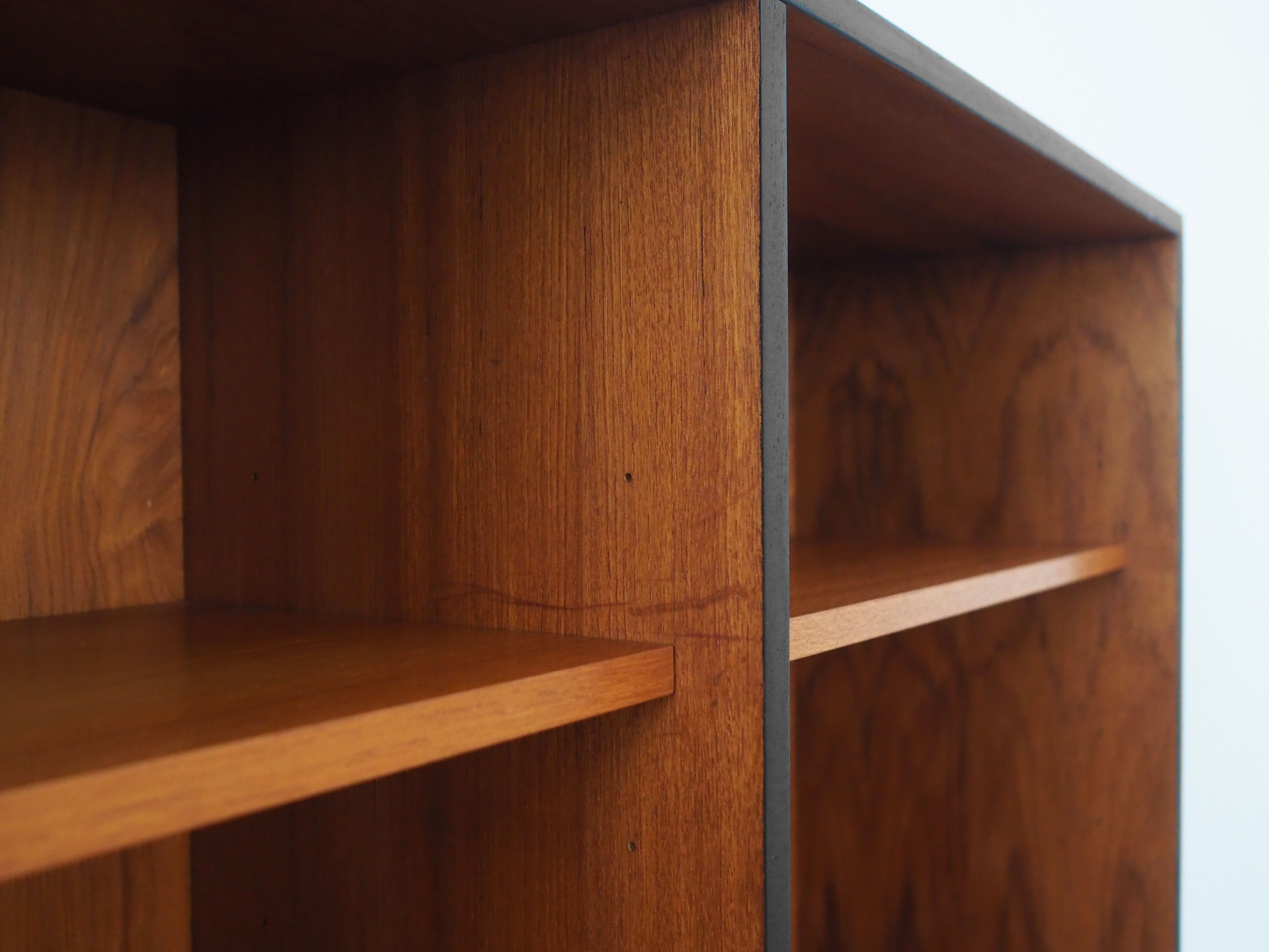 Teak bookcase, Danish design, 1970s, production: Denmark